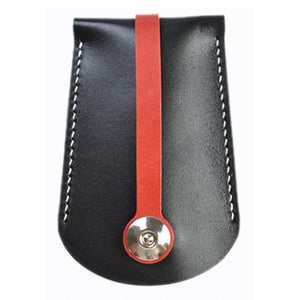 Vintage Car Key Case Holder Bag with Engraving - Keychain Pouch Purse