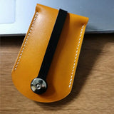 Vintage Car Key Case Holder Bag with Engraving - Keychain Pouch Purse