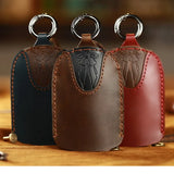 Leather Princess Car Keychain Key Holder Women Key Bag