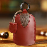 Leather Princess Car Keychain Key Holder Women Key Bag