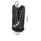 Leather Car Key Holder Case Women Organizer Keychain