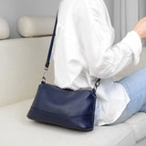 Real Cowhide Women Leisure Bag Cross Bag