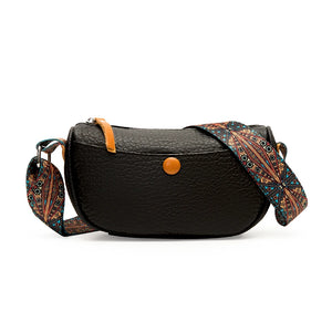 Real Cowhide Women's Messenger Bag Crossbody Small Shoulder Bag