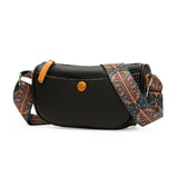 Real Cowhide Women's Messenger Bag Crossbody Small Shoulder Bag