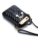 Real Cowhide Women's Phone Bag Small Shoulder Bag