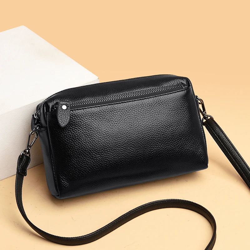 Real Leather Women's Small Shoulder Bag Crossbody Purse