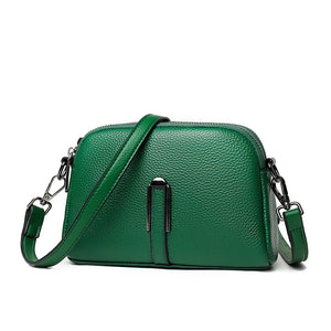Leather Shoulder Bag Cowhide Women Bag Lady Messenger Bag