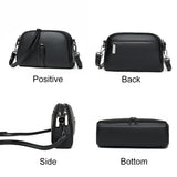 Leather Shoulder Bag Cowhide Women Bag Lady Messenger Bag