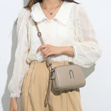 Leather Shoulder Bag Cowhide Women Bag Lady Messenger Bag Casual Female Crossbod