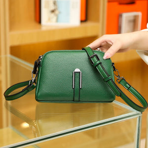 Leather Shoulder Bag Cowhide Women Bag Lady Messenger Bag
