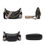 Leather Shoulder Bags Chain Women Handbag Rivet Messenger Tote Bag