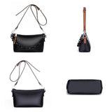 Leather Shoulder Bags Chain High Capacity Ladies Handbags Travel Hand Bag