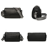 High Stone Pattern Leather Shoulder Bag for Women