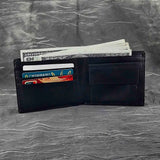 Slim Bifold Wallet w/ Gunmetal Chain