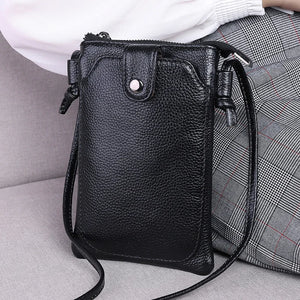 Leather Small Crossbody Bags For Women Shoulder Bag Handbags Female Purse Phone