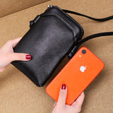 Leather Small Ladies Crossbody Bags Female Casual Shoulder Bags