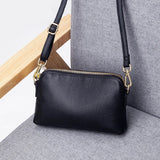 Women's Leather Small Shoulder Crossbody Bags Clutch Handbag