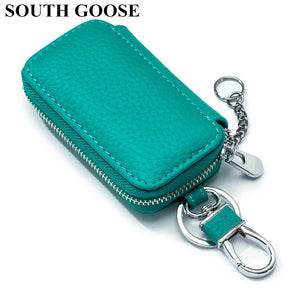 Leather Smart Key Wallets Men/Women Car Key Holder Keys Organizer Case