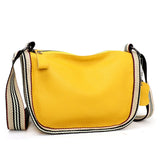 Leather Tote Bag Cowhide Women's Handbag Shoulder Bag with Wide Strap