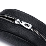 Leather Unisex Key Bag Key Holder Pillow Pattern Zipper Key Case