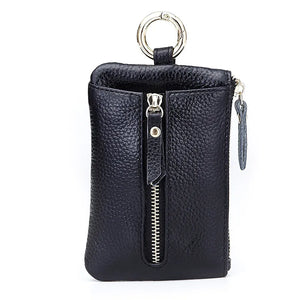 Leather Unisex Key Wallet Multifunction Organizer Bag Men Car Key Holder