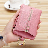Leather Unisex Key Wallet Multifunction Organizer Bag Men Car Key Holder