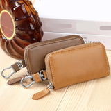 Leather Key Wallets Multifunction Organizer Purse Car Key Holder