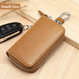 Leather Key Wallets Multifunction Organizer Purse Car Key Holder