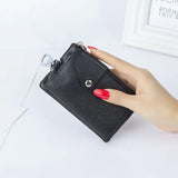 Leather Key Wallet Multifunction Organizer Purse Men Women KeyChain Bag