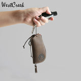Vintage Leather Key Wallets Unisex Key Case Organizer Man Woman