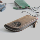 Vintage Leather Key Wallets Unisex Key Case Organizer Man Woman