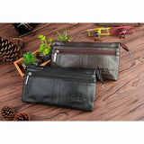 Men's Leather Waist Bag Fanny Pack Cowhide Phone Pouch Sling Pillow