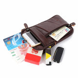 Leather Waist Bag Mobile Phone Bag Shoulder Bag Key Holder