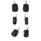 Leather Waist Fanny Pack Earphone Bag Mini Key Holder Pouch