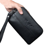 Leather Waist Packs Men Women Fanny Pack Pouch Phone Purse Wallet Clutch Bag