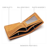 Men's Retro Classic Embossed Leather Wallet