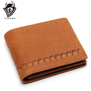 Men's Retro Classic Embossed Leather Wallet