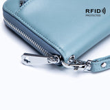RFID Blocking Business Clutch Wallet Large Capacity Organizer Purse