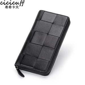 Women's Long Zipper Purse Large Clutch Bag for Cell Phone