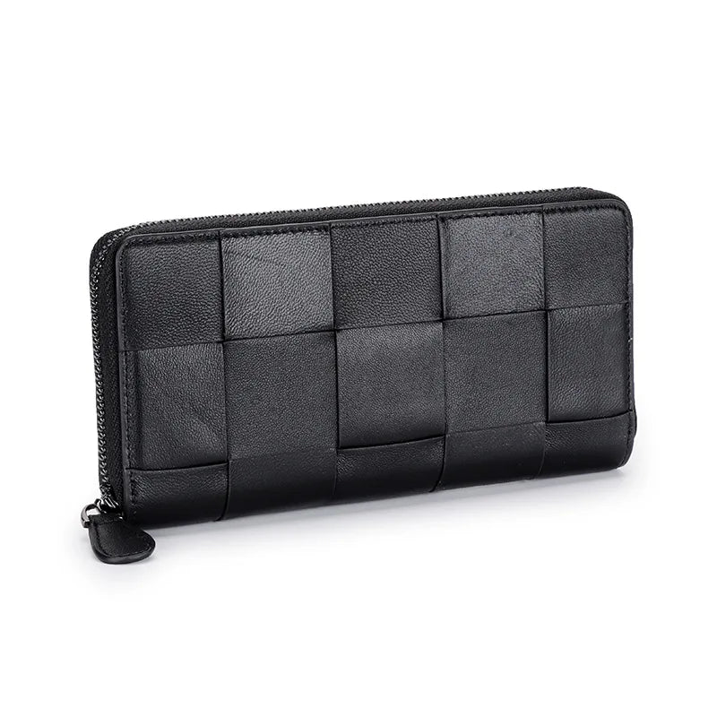 Women's Long Zipper Purse Large Clutch Bag for Cell Phone