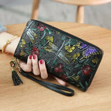 3D Rose Flower Clutch Wallet for Women