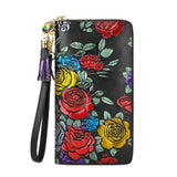 3D Rose Flower Clutch Wallet for Women