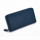 Leather Weave Men Clutch Bag Long Cell Phone Wallet Business Women Clutch Purse