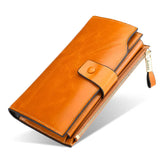 Double Zipper Wallet Clutch Bag Yellow