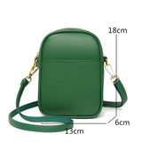 Small Leather Women Shoulder Bag Crossbody Mobile Phone Purse