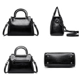 Vintage Oil Wax Leather Women Bag Tote Bag for Women