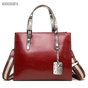 Vintage Leather Shoulder Crossbody Bag for Women Large Tote Handbags
