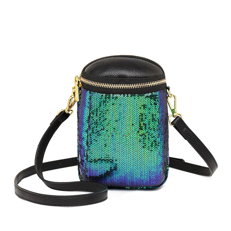 Leather Women Crossbody Bag Messenger Bags High Capacity Female Purse