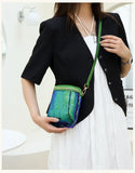 Leather Women Crossbody Bag Messenger Bags High Capacity Female Purse