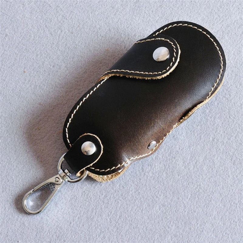 Leather Key Holder Key Wallet Key Pouch Keychain Housekeeper Key Chain Wallet